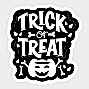 Trick or Treat Sticker